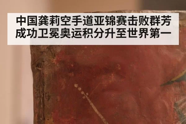 中国龚莉空手道亚锦赛击败群芳成功卫冕奥运积分升至世界第一
